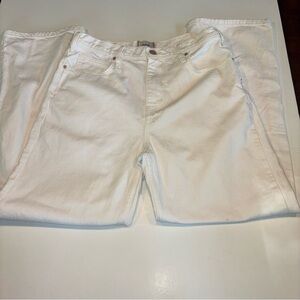 Urban Outfitters BDG Skate Fit Relaxed Jeans White Denim Skater Size 32/30
